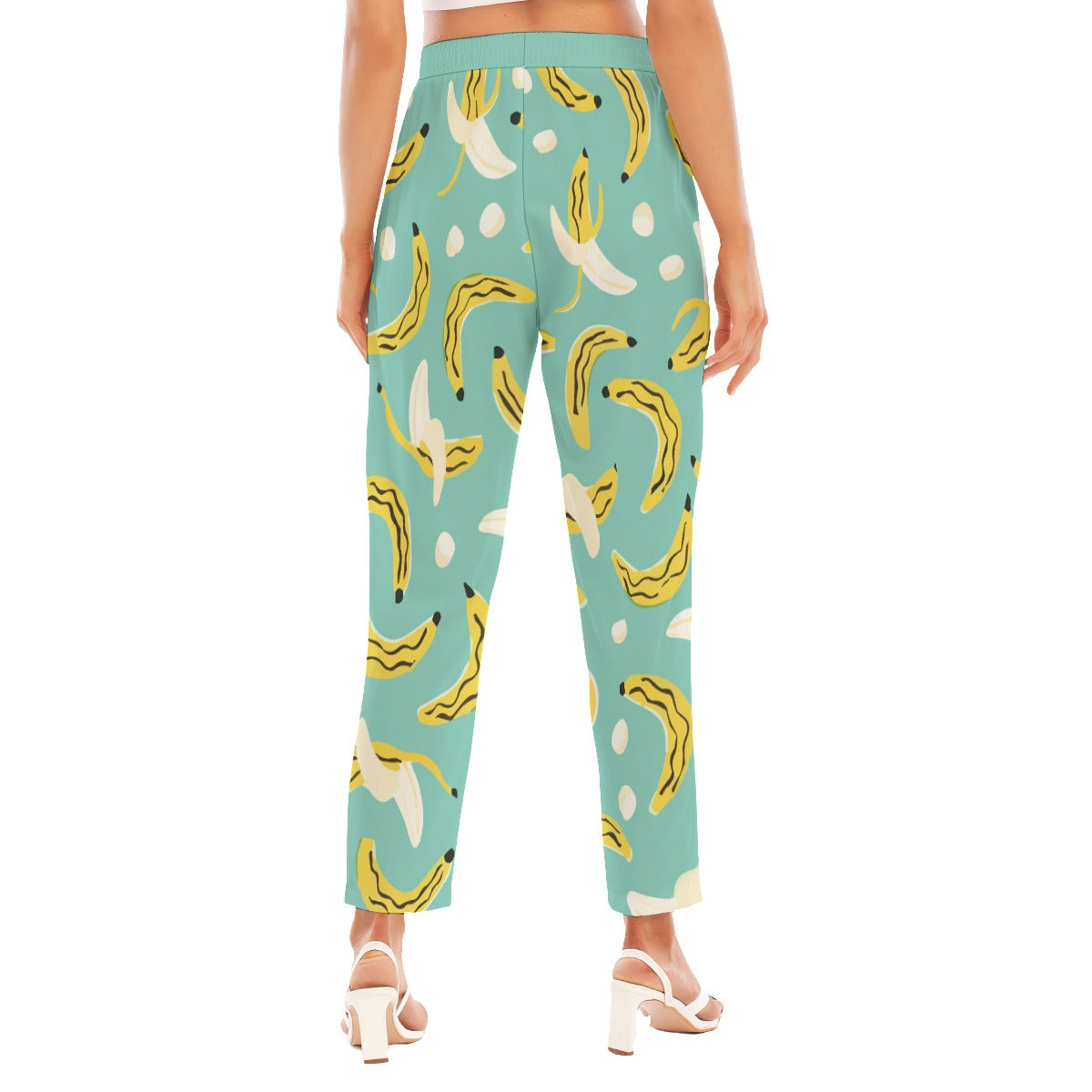 All-Over Print Women's Loose Straight-leg Pants