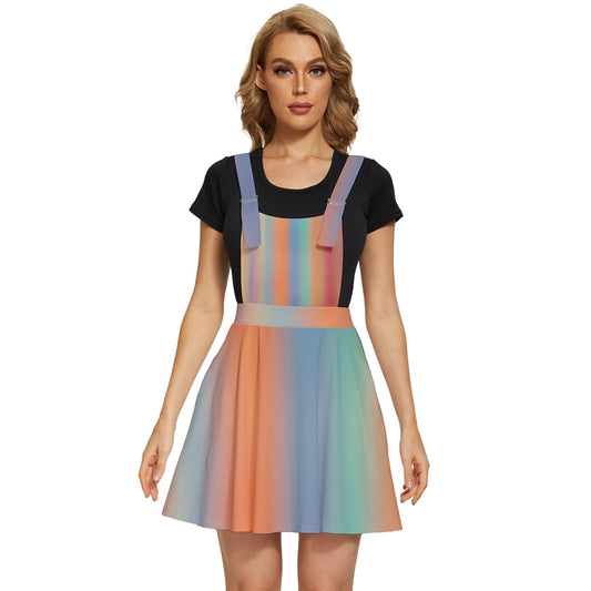 Rainbow Sherbert Pinafore Dress