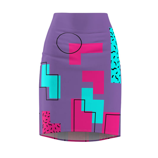 Tetris Pencil Skirt